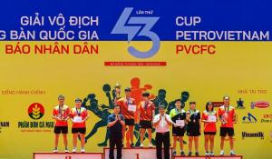Đinh Anh Hoàng, Nguyễn Thị Nga vô địch giải bóng bàn quốc gia Báo Nhân Dân