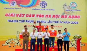 Hà Nội giành giải Nhất toàn đoàn và Cup vô địch giải Vật dân tộc
